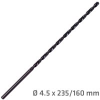 (image for) Hss Drill Bit 4.5mm 235 X 160 Extra Long