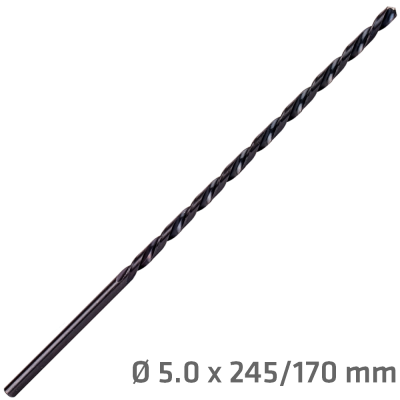 (image for) Hss Drill Bit 5mm 245 X 170 Extra Long