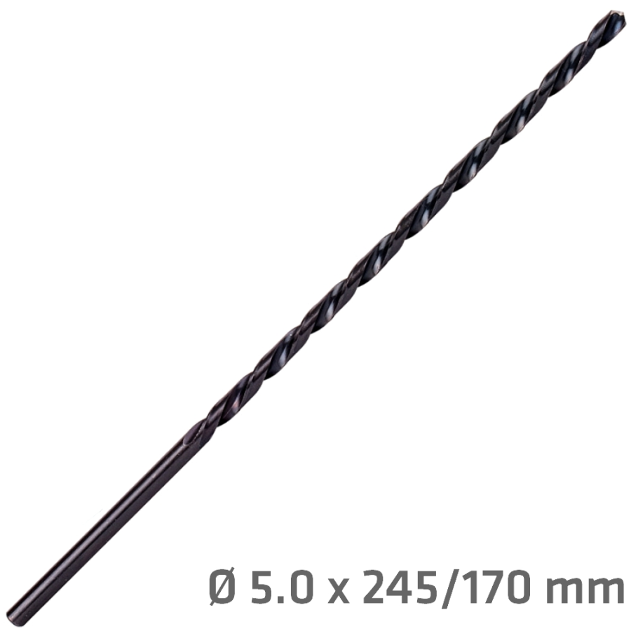 (image for) Hss Drill Bit 5mm 245 X 170 Extra Long