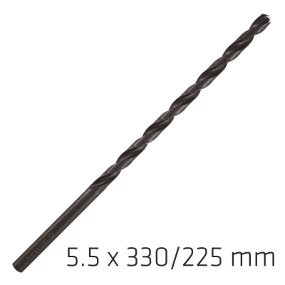 (image for) Hss Drill Bit 5.5mm 330x225mm Extra Long