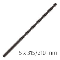 (image for) Hss Drill Bit 5mm 315x210mm Extra Long