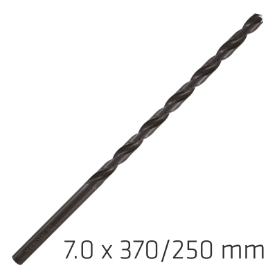 (image for) Hss Drill Bit 7mm 370x250mm Extra Long