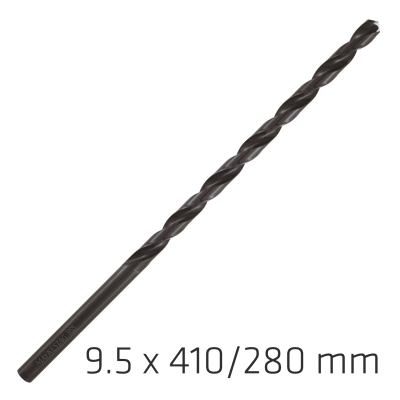 (image for) Hss Drill Bit 9.5mm 410x280mm Extra Long