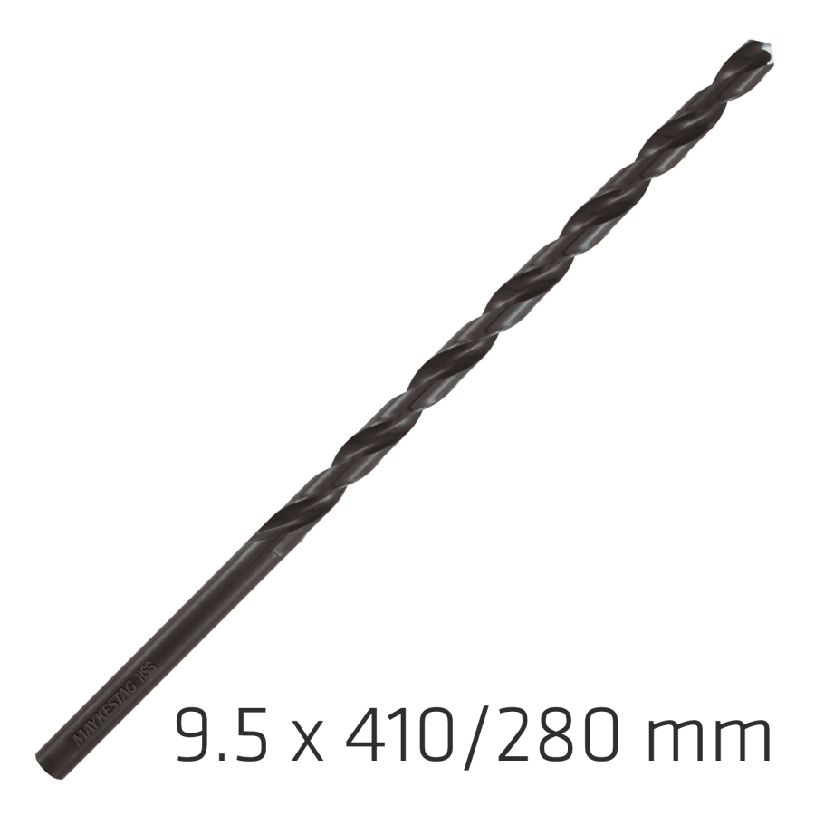 (image for) Hss Drill Bit 9.5mm 410x280mm Extra Long