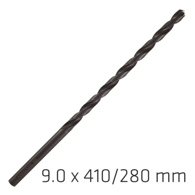 (image for) Hss Drill Bit 9mm 410x280mm Extra Long