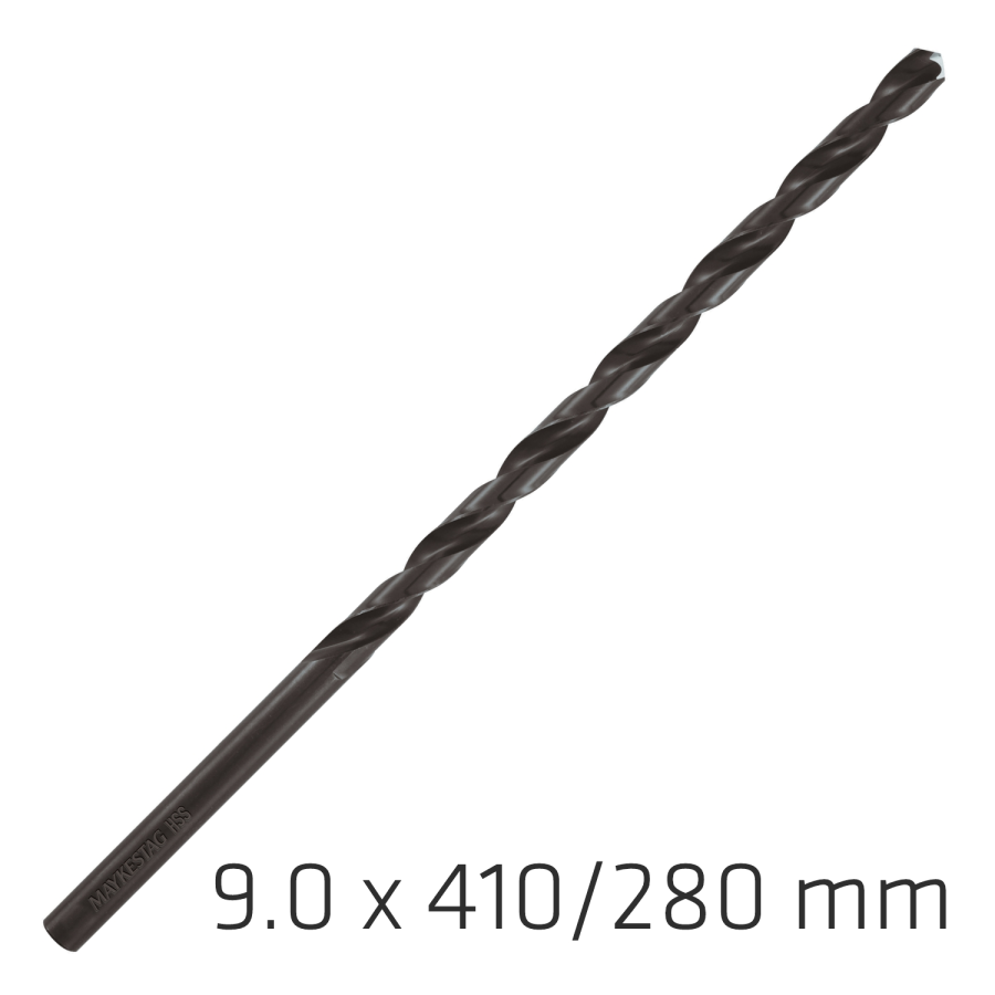 (image for) Hss Drill Bit 9mm 410x280mm Extra Long