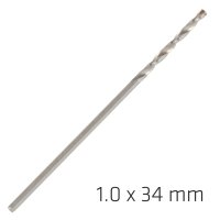 (image for) Alpen Pro Hss 1mm Drill Din 338 Rn 135 Split Point Plastic Wallet (1