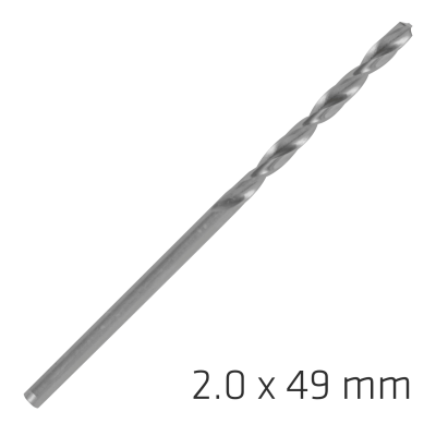 (image for) Alpen Pro Hss 2mm Drill Din 338 Rn 135 Split Point Plastic Wallet (1