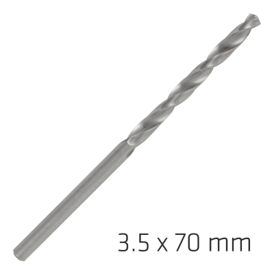 (image for) Alpen Pro Hss 3.5mm Drill Din 338 Rn 135 Split Point Plastic Wallet (