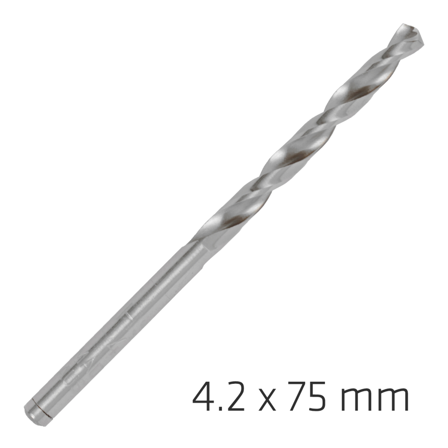 (image for) Alpen Pro Hss 4.2mm Drill Din 338 Rn 135 Split Point Plastic Wallet (