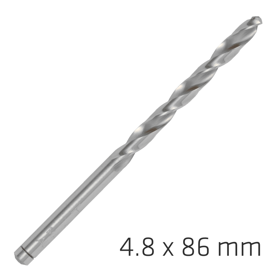 (image for) Alpen Pro Hss 4.8mm Drill Din 338 Rn 135 Split Point Plastic Wallet (
