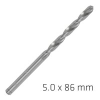 (image for) Alpen Pro Hss 5mm Drill Din 338 Rn 135 Split Point Plastic Wallet (1