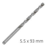 (image for) Alpen Pro Hss 5.5mm Drill Din 338 Rn 135 Split Point Plastic Wallet (
