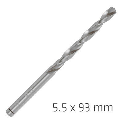 (image for) Alpen Pro Hss 5.5mm Drill Din 338 Rn 135 Split Point Plastic Wallet (