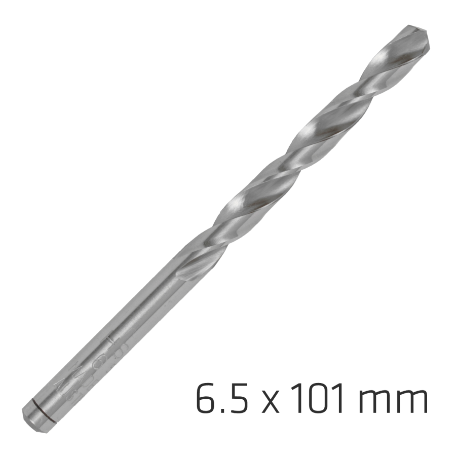 (image for) Alpen Pro Hss 6.5mm Drill Din 338 Rn 135 Split Point Plastic Wallet