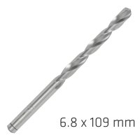 (image for) Alpen Pro Hss 6.8mm Drill Din 338 Rn 135 Split Point Plastic Wallet