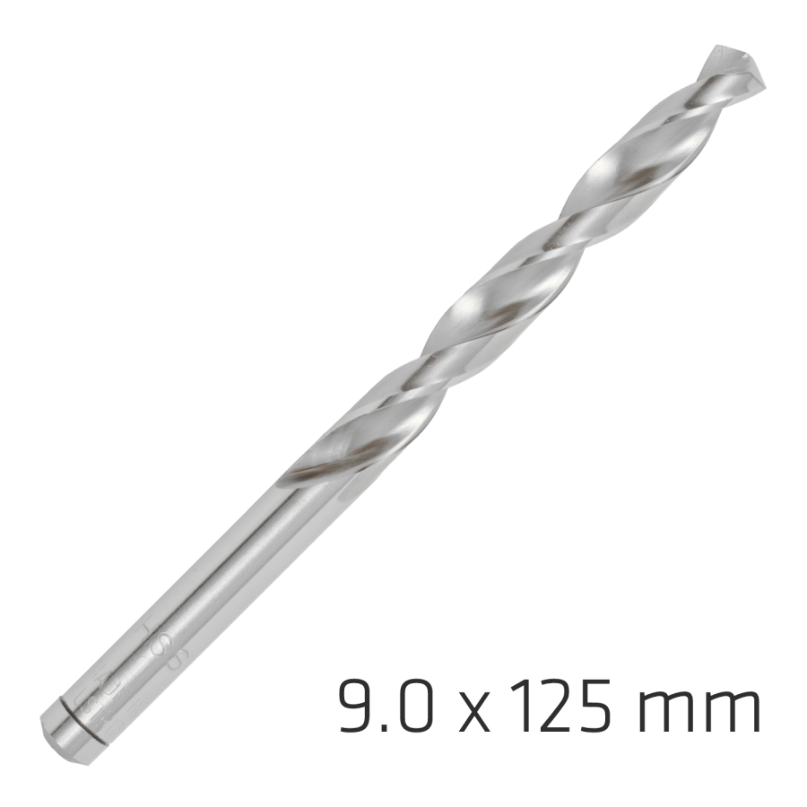 (image for) Alpen Pro Hss 9mm Drill Din 338 Rn 135 Split Point Plastic Wallet