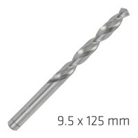(image for) Alpen Pro Hss 9.5mm Drill Din 338 Rn 135 Split Point Plastic Wallet