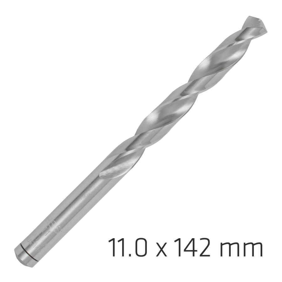 (image for) Alpen Pro Hss 11mm Drill Din 338 Rn 135 Split Point Plastic Wallet