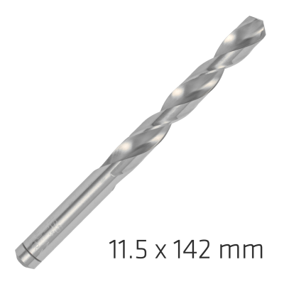 (image for) Alpen Pro Hss 11.5mm Drill Din 338 Rn 135 Split Point Plastic Wallet