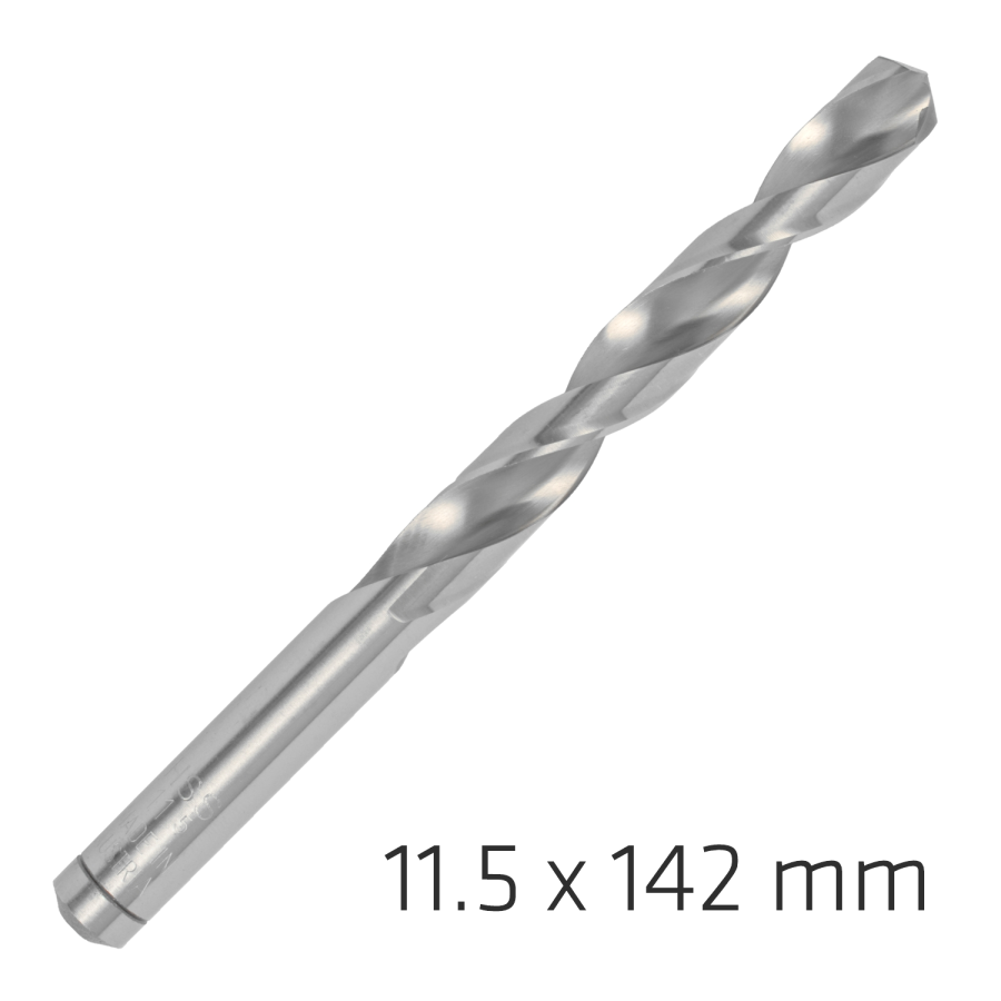 (image for) Alpen Pro Hss 11.5mm Drill Din 338 Rn 135 Split Point Plastic Wallet