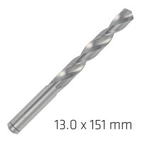 (image for) Alpen Pro Hss 13mm Drill Din 338 Rn 135 Split Point Plastic Wallet