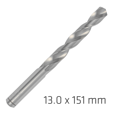 (image for) Alpen Pro Hss 13mm Drill Din 338 Rn 135 Split Point Plastic Wallet