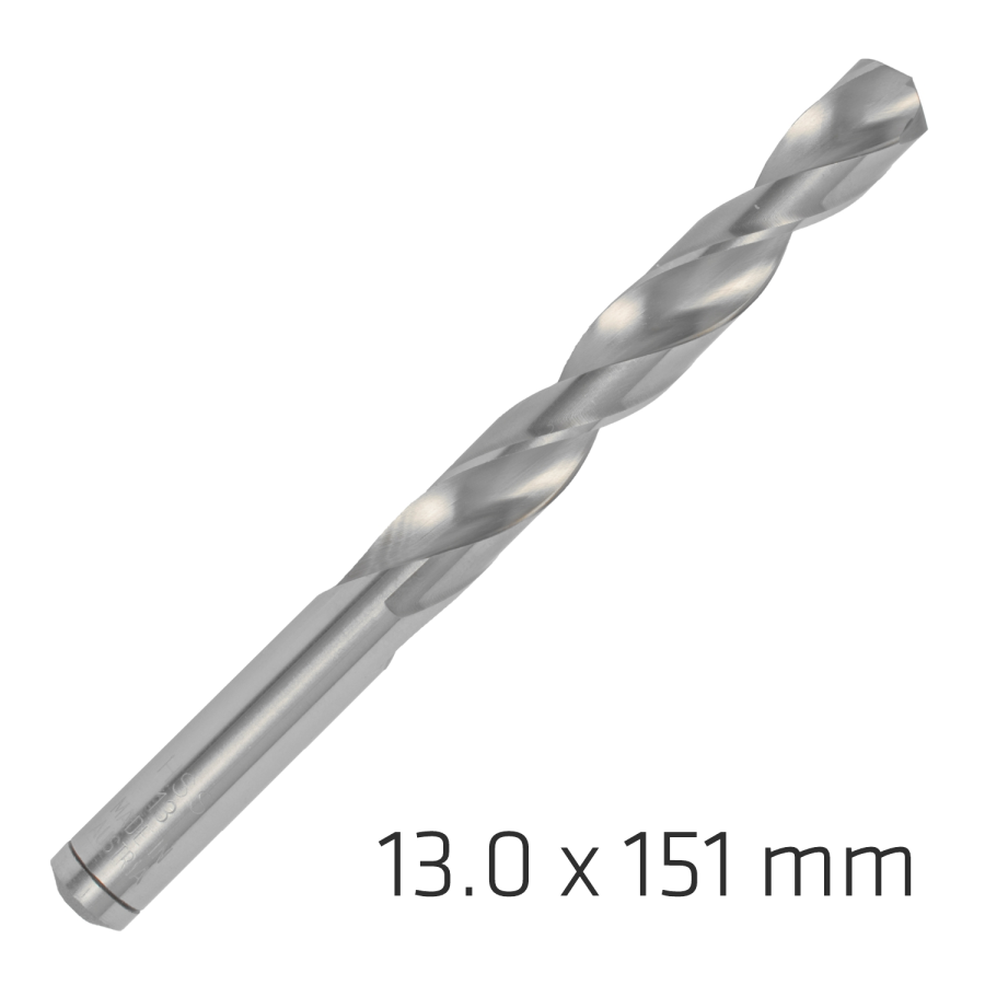 (image for) Alpen Pro Hss 13mm Drill Din 338 Rn 135 Split Point Plastic Wallet