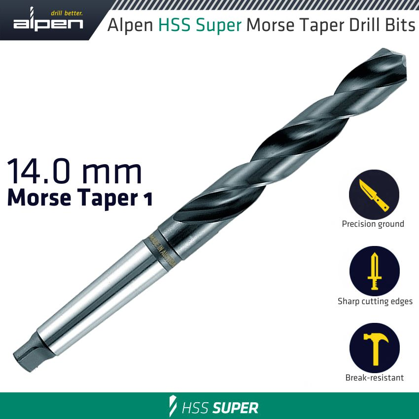 (image for) Hss Super 14mm Morse Taper 1 Shank