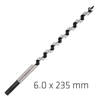 (image for) Wood Auger Drill Bit 6 X 235mm