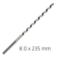 (image for) Wood Auger Drill Bit 8 X 235mm