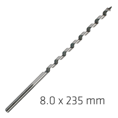 (image for) Wood Auger Drill Bit 8 X 235mm