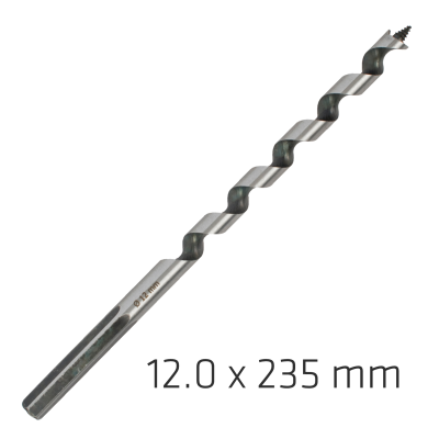 (image for) Wood Auger Drill Bit 12x 235mm