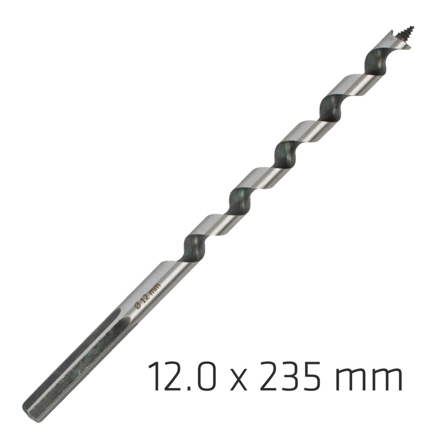 (image for) Wood Auger Drill Bit 12x 235mm