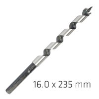 Wood Auger Drill Bit 16 X 235mm (image for) Wood Auger Drill Bit 16 X 235mm