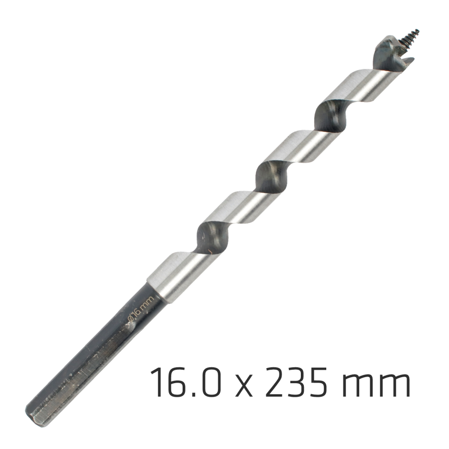 (image for) Wood Auger Drill Bit 16 X 235mm