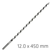 Wood Auger Drill Bit 12 X 450mm (image for) Wood Auger Drill Bit 12 X 450mm