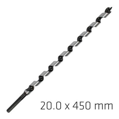 (image for) Wood Auger Drill Bit 20 X 450mm