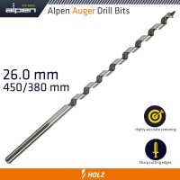 Wood Auger Drill Bit 26 X 450mm (image for) Wood Auger Drill Bit 26 X 450mm