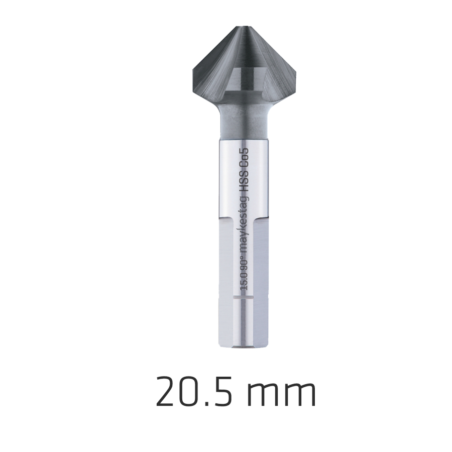 (image for) Hss-eco5 Countersink 90 20.5 Din 335 Shapec 3-surface Shank