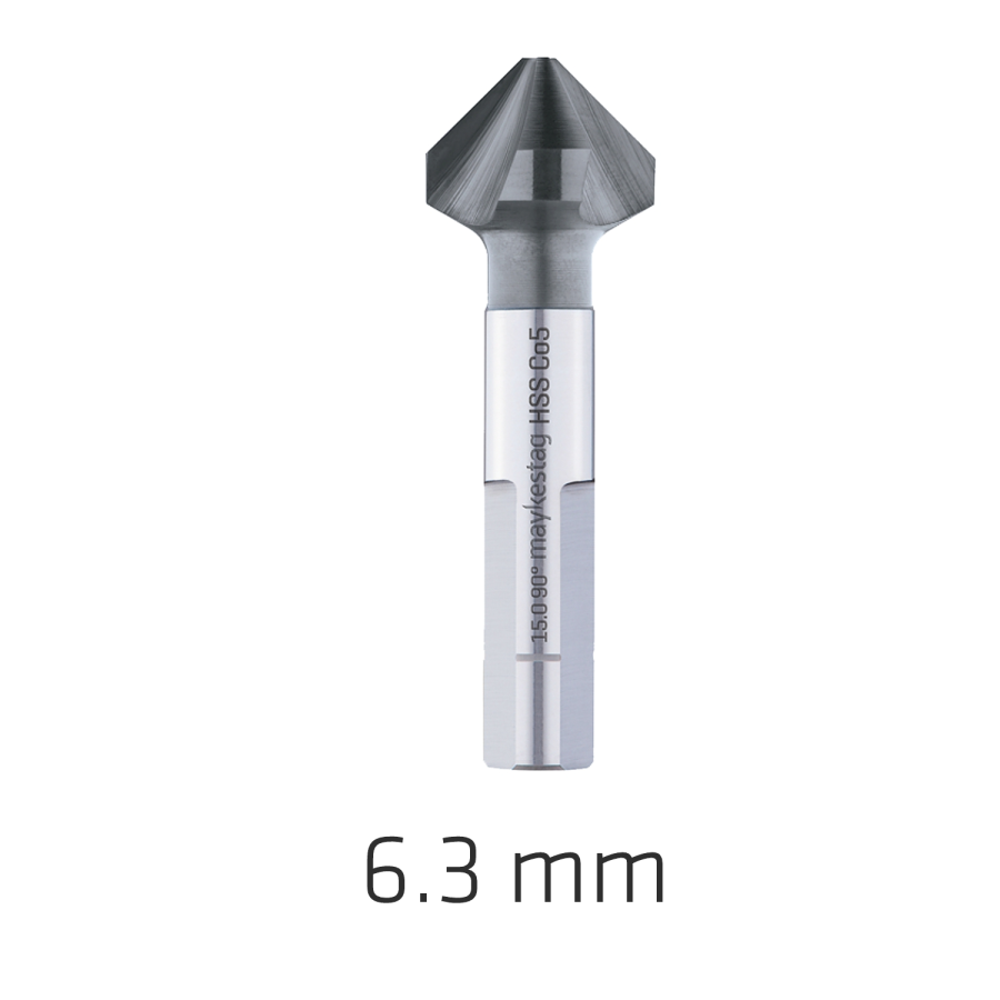 (image for) Hss-eco5 Countersink 90 6.3 Din 335 Shapec 3-surface Shank Alunit Coa