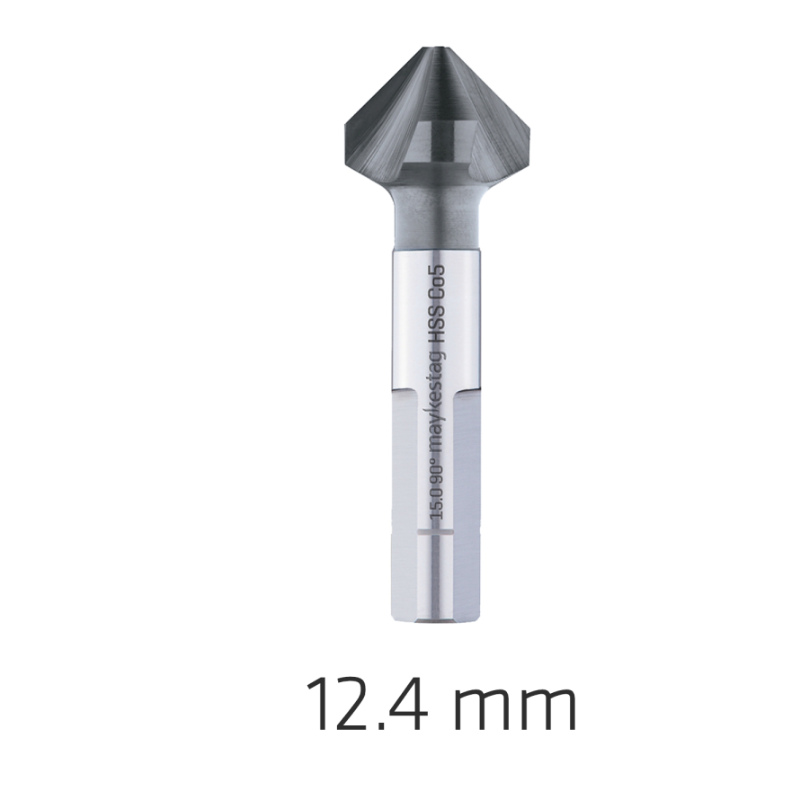 (image for) Hss-eco5 Countersink 90 12.4 Din 335 Shapec 3-surface Shank Alunit Co