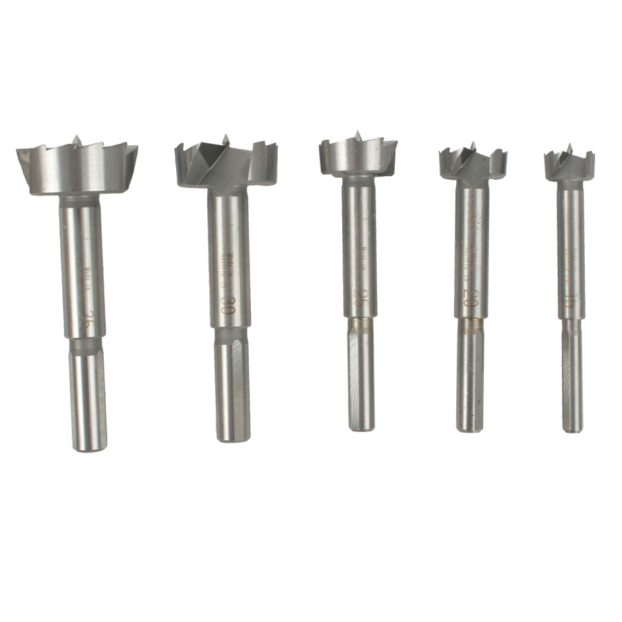 (image for) Set Forstner Drill Bit Sharp Shark 5-tlg.15- 20- 25- 30- 35