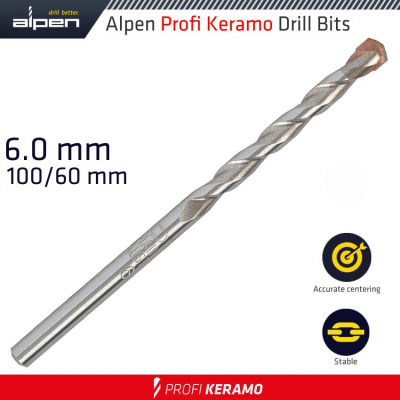 (image for) Profi Keramo Tile Ceramic Marble Bit 6mm