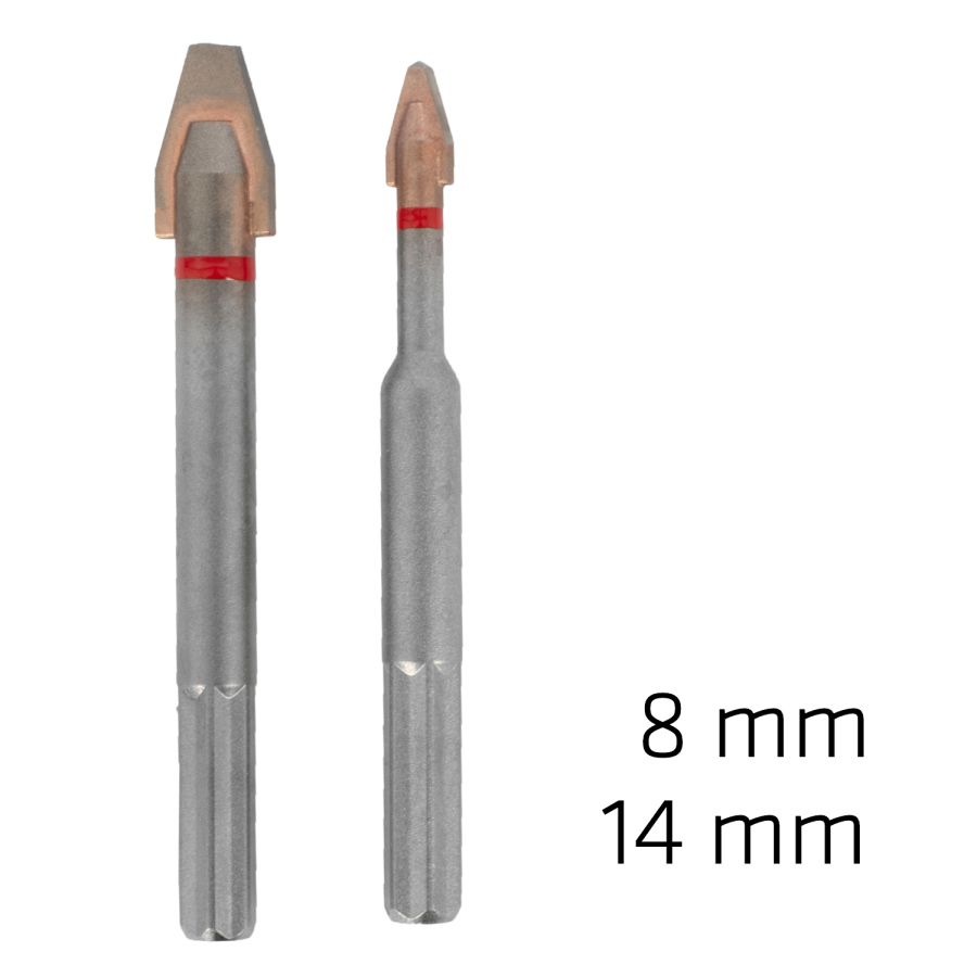 (image for) Porcelain C Protector Drill Bits 14.0mm-8.0 Mm