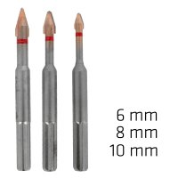 (image for) C Protector Drill Bit Set 6-8-10mm