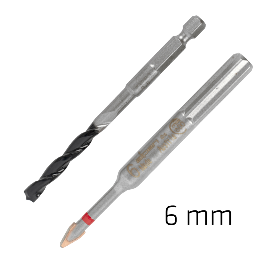 (image for) 6.0mm Porcelain & Concrete C Protector Drill Bit Set Tile