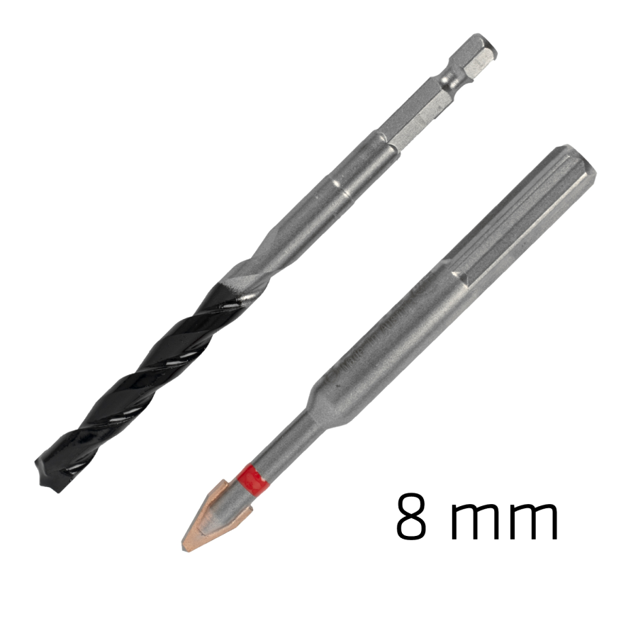 (image for) 8.0mm Porcelain & Concrete C Protector Drill Bit Set Tile