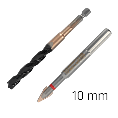 (image for) 10.0mm Porcelain & Concrete C Protector Drill Bit Set Tile