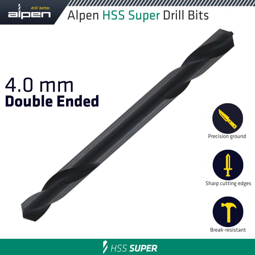 (image for) Hss Super Drill Bit Double Ended 4.0mm 1/pack